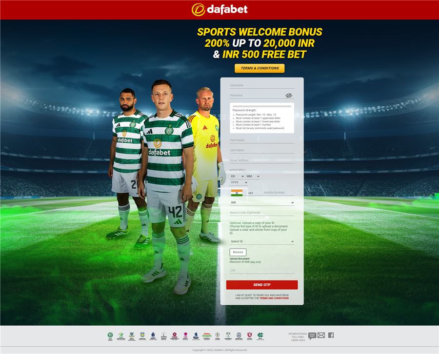 EPL Freebet Registration Landing Page