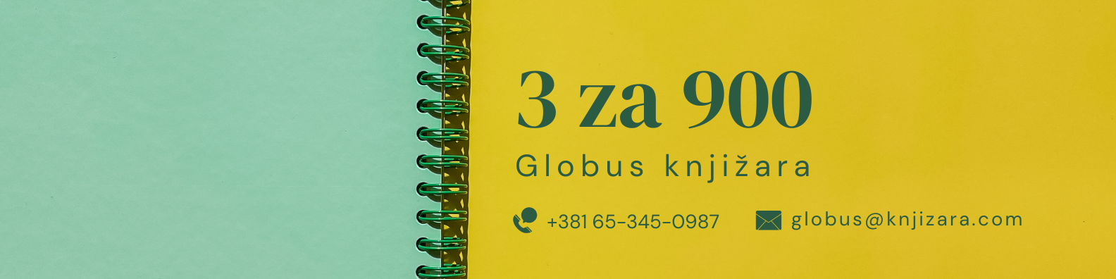 3 knjige za 900 RSD